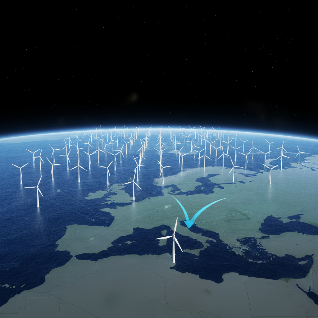 Bałtycka Farma Wiatrowa Widoczna z Kosmosu: Przełom dla Energetyki Regionu