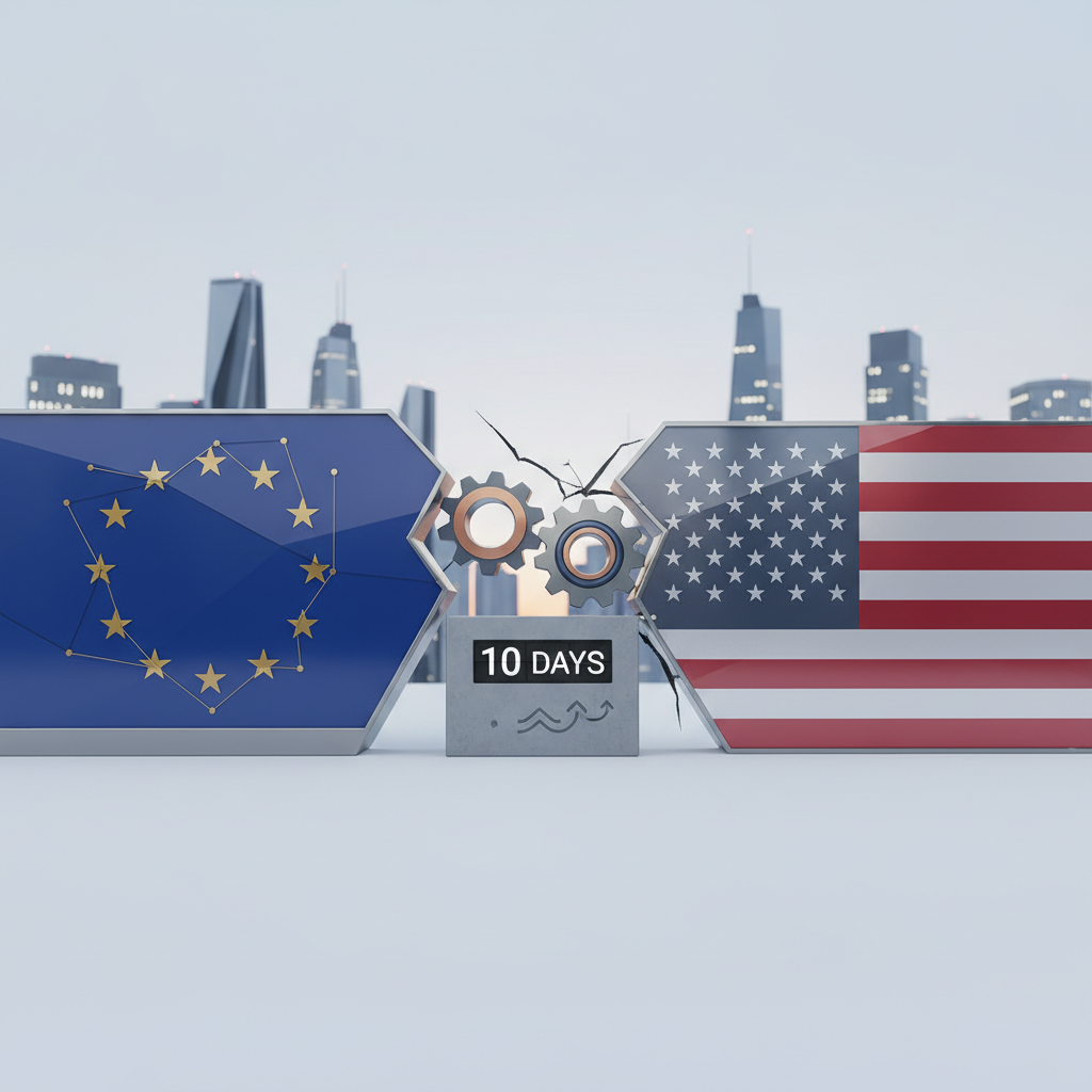 UE-USA: Brak Porozumienia, Negocjacje Trwają. Kluczowe Rozmowy za 10 Dni.
