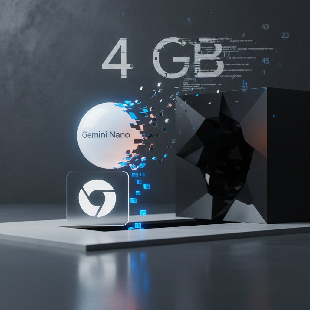 Google Chrome instaluje AI Gemini Nano bez zgody: Znikające 4 GB to dopiero początek
